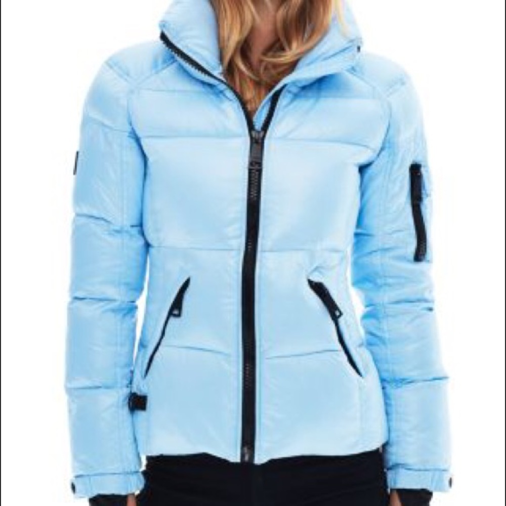 SAM Freestyle Puffer Jacket in Matte Skylight Blue